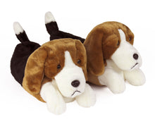 Load image into Gallery viewer, Beagle Slippers 3/4 View