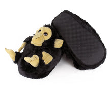 Load image into Gallery viewer, Black Monkey Slippers