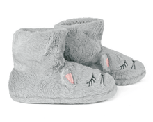 Load image into Gallery viewer, Gray Cat Slipper Boots