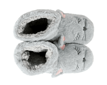 Load image into Gallery viewer, Gray Cat Slipper Boots