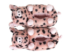 Load image into Gallery viewer, Pair of Spotted Pig Slippers, top view