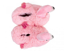 Load image into Gallery viewer, Pink Flamingo Slippers Top View