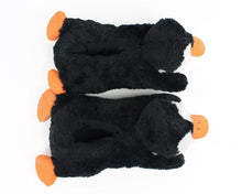Load image into Gallery viewer, Cozy Penguin Slippers Top View
