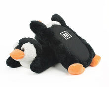 Load image into Gallery viewer, Cozy Penguin Slippers Bottom View