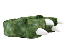 Load image into Gallery viewer, Dinosaur Feet Slippers with Sound Side View