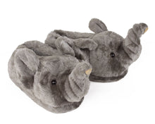Load image into Gallery viewer, Elephant Slippers 3/4 View