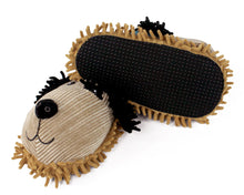 Load image into Gallery viewer, Fuzzy Dog Slippers Bottom View