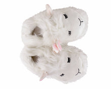 Load image into Gallery viewer, Fuzzy Lamb Slippers Top View