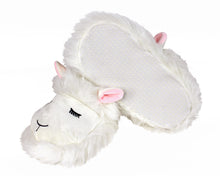 Load image into Gallery viewer, Fuzzy Lamb Slippers Bottom View
