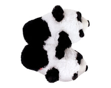 Load image into Gallery viewer, Fuzzy Panda Slippers Top View