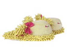 Load image into Gallery viewer, Fuzzy Poodle Slippers Side View