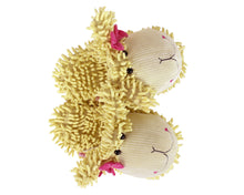 Load image into Gallery viewer, Fuzzy Poodle Slippers Top View