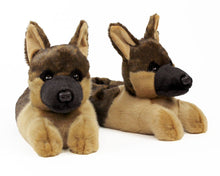 Load image into Gallery viewer, German Shepherd Slippers 3/4 View