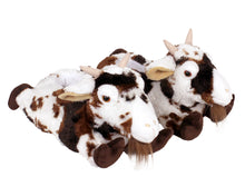 Load image into Gallery viewer, Goat Slippers 3/4 View