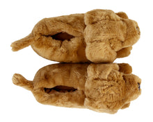 Load image into Gallery viewer, Golden Retriever Dog Slippers Top View