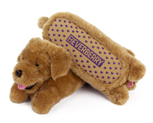 Load image into Gallery viewer, Golden Retriever Dog Slippers Bottom View
