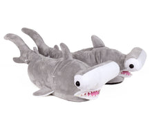 Load image into Gallery viewer, Hammerhead Shark Slippers 3/4 View
