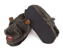 Load image into Gallery viewer, Hippo Slippers Bottom View
