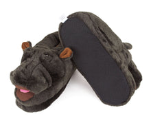 Load image into Gallery viewer, Hippo Slippers Bottom View