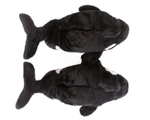 Load image into Gallery viewer, Killer Whale Orca Slippers Top View