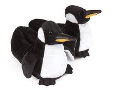 Load image into Gallery viewer, Penguin Slippers 3/4 View