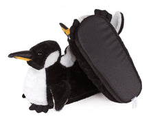 Load image into Gallery viewer, Penguin Slippers Bottom View
