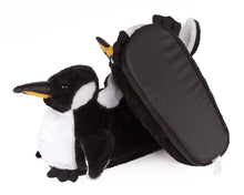 Load image into Gallery viewer, Penguin Slippers Bottom View