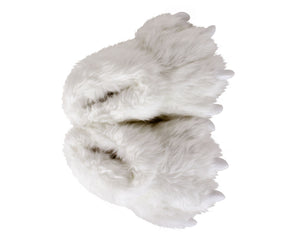 Polar Bear Paw Slippers Top View
