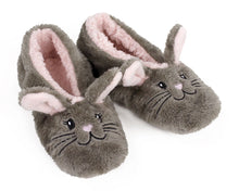 Load image into Gallery viewer, Snuggle Bunny Sock Slippers 3/4 View