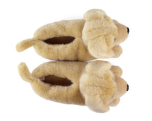Load image into Gallery viewer, Yellow Labrador Dog Slippers Top View
