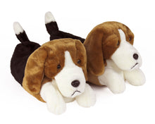 Load image into Gallery viewer, Beagle Slippers 3/4 View
