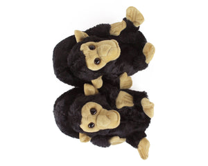 Black Monkey Slippers