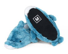 Load image into Gallery viewer, Blue Dolphin Slippers Bottom View
