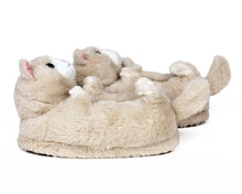 Load image into Gallery viewer, Pair of Kitty Cat Slippers side view
