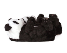 Load image into Gallery viewer, Pair of Panda Bear Slippers, side view
