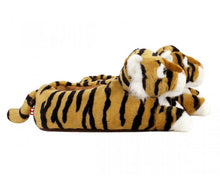 Load image into Gallery viewer, Tiger Slippers Side View
