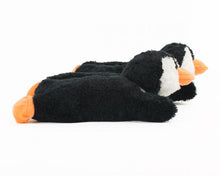 Load image into Gallery viewer, Cozy Penguin Slippers Side View
