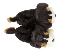 Load image into Gallery viewer, Bernese Mountain Dog Slippers Top View
