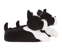 Load image into Gallery viewer, Boston Terrier Dog Slippers Side View
