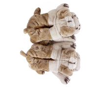 Load image into Gallery viewer, Bulldog Animal Slippers Top View
