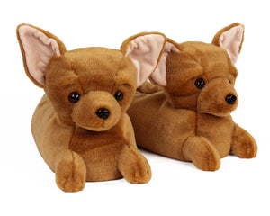 Chihuahua Dog Slippers 3/4 View