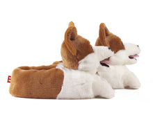Load image into Gallery viewer, Corgi Dog Slippers Side View
