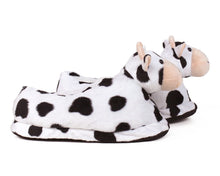 Load image into Gallery viewer, Cow Slippers Side View
