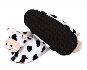 Cow Slippers Bottom View