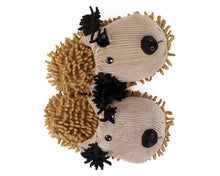 Load image into Gallery viewer, Fuzzy Dog Slippers Top View
