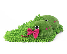Load image into Gallery viewer, Fuzzy Frog Slippers Side View
