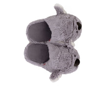 Load image into Gallery viewer, Fuzzy Koala Slippers Top View
