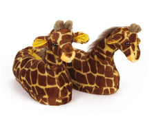 Load image into Gallery viewer, Giraffe Slippers 3/4 View
