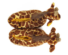 Load image into Gallery viewer, Giraffe Slippers Top View
