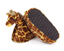 Load image into Gallery viewer, Giraffe Slippers Bottom View

